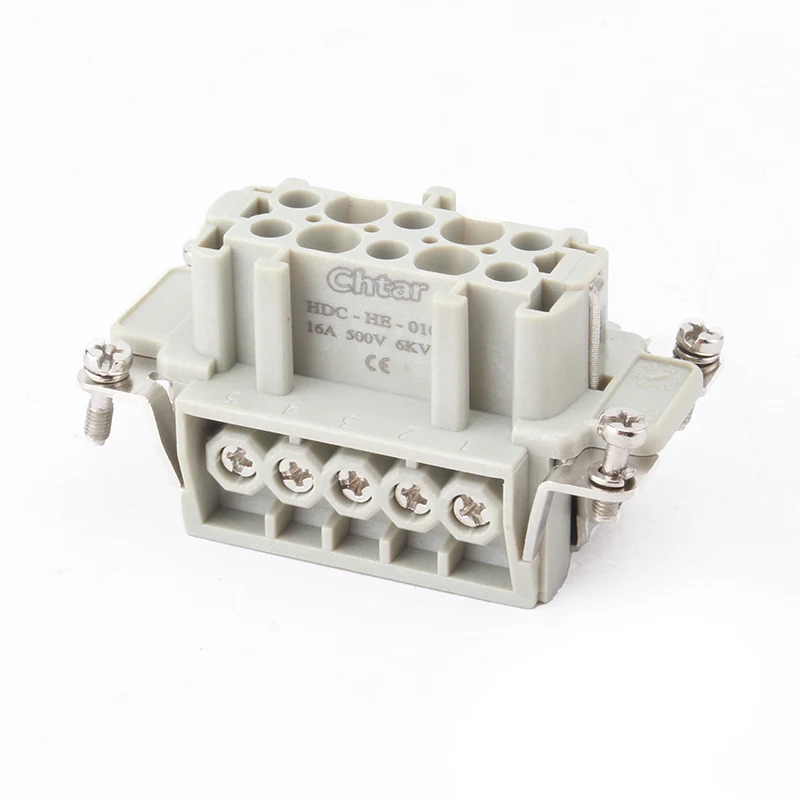 M/F 10-пинов конектор за тежък режим на работа