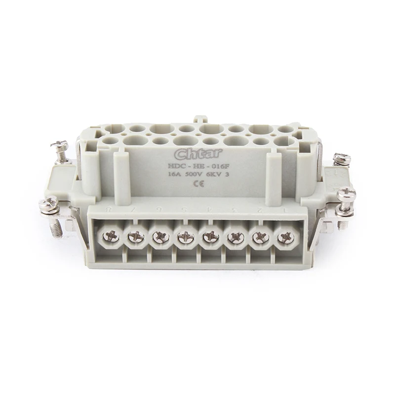 M/F 16-пинов конектор за тежък режим на работа